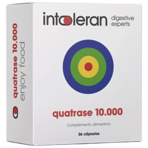 Intoleran Quatrase Forte, Enzimas Para Digerir Carbohidratos De Cadena Corta En Cápsulas