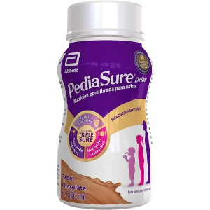 Pediasure Drink, 4 Botellas 200 ml, Sabor Chocolate. - Abbott