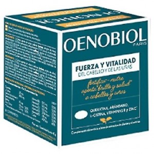 Oenobiol Fuerza Y Vitalidad Para Fortalecer Y Dar Brillo Al Cabello Y Las Uñas En Comprimidos