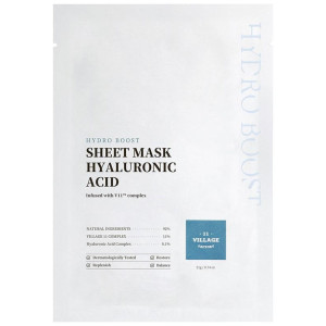 Village 11 Factory Hydro Boost Sheet Mask Hyaluronic Acid 21G