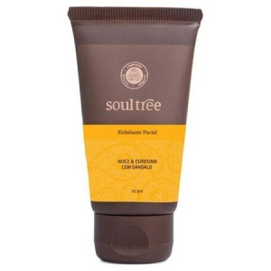 Soultree Exfoliante Facial Nuez Curcuma Sandalo 100G