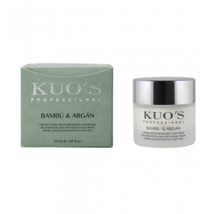 Crema Facial Bambú y Argán, 50 ml. - Kuo's