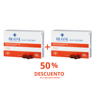  Pack Sun System Complemento Alimenticio, 30 Caps + 30 Caps. - Rilastil