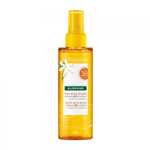 Aceite Solar Seco SPF30, 200 ml. - Klorane