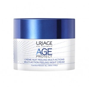 Age Protect Crema de Noche Peeling Multiacción, 50 ml. - Uriage