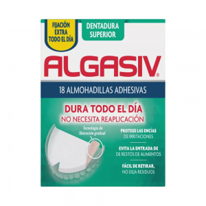 Almohadillas Adhesivas para Dentaduras Postizas Superiores, 18 ud. - Algasiv®