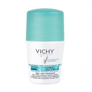 Desodorante Antitranspirante 48h, Antimarcas Amarillas y Blancas, Anti Efecto Carton, 50 ml.- Vichy