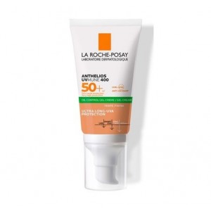 Anthelios UVMUNE 400 SPF50+, Gel-Crema Oil Control Color, 50 ml. - La Roche Posay