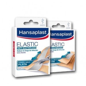  Apósito Elastic Anti-Bacteriano, 20 apósitos - Hansaplast