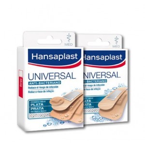  Apósito Universal Anti-Bacteriano, 20 apósitps - Hansaplast