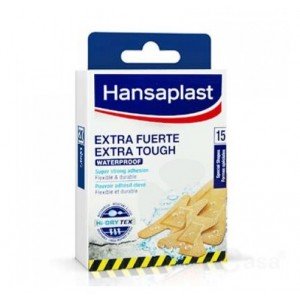 Apósito Extra Fuerte Waterproof, 15 Apósitos. - Hansaplast