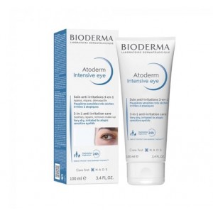 Atoderm Intensive Eye Cuidado Anti-irritaciones 3 en 1, 100 ml. - Bioderma