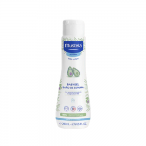Babygel Baño de Espuma con Aguacate Bio, 200 ml. - Mustela
