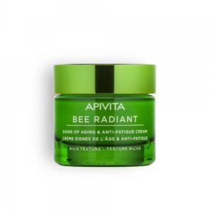 Bee Radiant Crema Signos de la Edad & Antifatiga Textura Rica, 50 ml. - Apivita