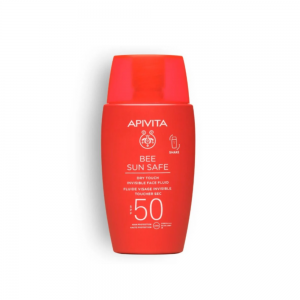 Bee Sun Safe Fluido Facial Invisible Toque Seco SPF50, 50 ml. - Apivita