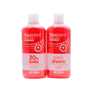 Bexident Pack  Anticaries, Colutorio, 500 ml + 500 ml. - Isdin