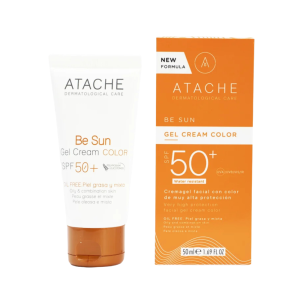 Be Sun Gel Cream Color SPF 50+, 50 ml. - Atache