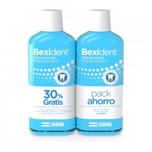 Pack Ahorro Bexident Blanqueante Colutorio, 500 ml + 500 ml. - Isdin