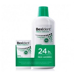 Pack Ahorro Bexident Freh Breath Colutorio 500 ml + Spray Fresh Breath de Regalo.- Isdin