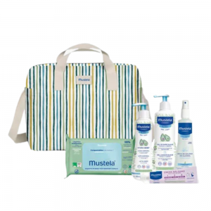 Bolsa de Pase Little Moments Rayas. - Mustela