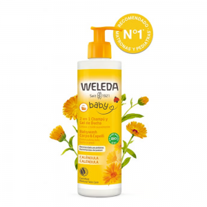 Caléndula Champú y Gel de Ducha, 400 ml. - Weleda