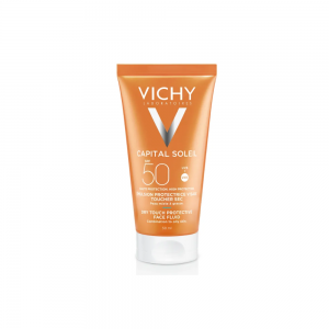 Capital Soleil Crema Rostro Tacto Seco SPF50, 50 ml. - Vichy 