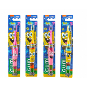 Cepillo de Dientes Infantil Suave Compacto 3+ Años Bob Esponja 1 unidad. - Sunstar