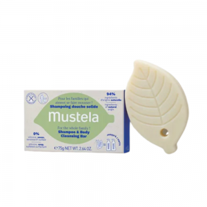 Champú Sólido Cabello & Cuerpo, 75 g. - Mustela