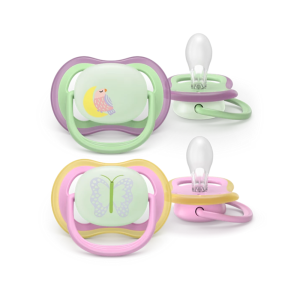 Chupete Ultra Air Nighttime, Niña 6-18 Meses. - Philips Avent
