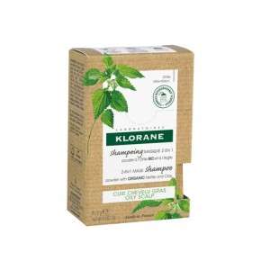 Champú Mascarilla al Polvo de Ortiga BIO y Arcilla, 8 x 3 g. - Klorane