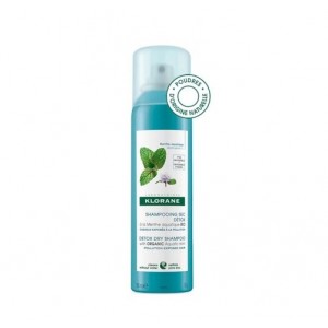 Champú Seco Detox Menta Acuática ,150 ml. - Klorane 
