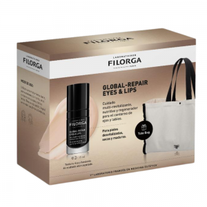 Cofre Global-Repair Eyes & Lips + Boslo de Mano de ¡Regalo!, 15 ml. - Filorga