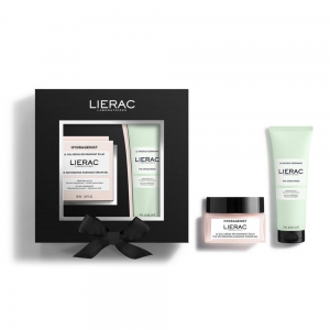 Cofre Hydragenist Gel-Crema Rehidratante Luminosidad + Mascarilla Exfoliante. - Lierac