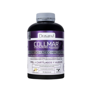 Collmar Colageno Marino + Magnesio + Ácido Hialuronico Sabor Vanilla, 180 Comp. - Drasanví