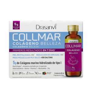 Collmar Colágeno Bebible Belleza Frutos del Bosque, 8 viales de 50 ml. - Drasanvi
