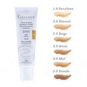 Couvrance Maquillaje Fluido Tono (04) Miel, 30 ml. - Avene