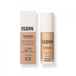 Coverage SPF 50+, 4.0 Golden, 30 g. - Isdin