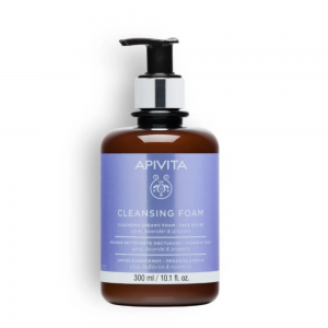 Crema Espuma Limpiadora Rostro y Ojos, 300 ml. - Apivita