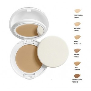 Couvrance Crema Compacta Textura Acabado Mate SPF30 Tono (01) Porcelana - Avene