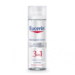 DermatoCLEAN 3 in 1 Solución Micelar Limpiadora, 400 ml. - Eucerin