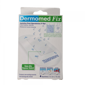 Dermomed Fix Apositos 2º Piel, 4 ud 7.5 cm x 10 cm. - Ionfarma