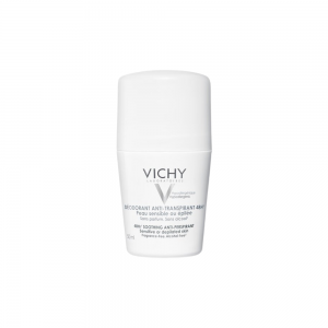 Desodorante Roll-on Antitranspirante 48 Horas Piel Sensible, 50 ml.- Vichy