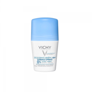 Desodorante Roll-on Mineral 48 Horas Tolerancia Óptima, 50 ml.- Vichy