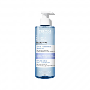 Dercos Champú Mineral Suave y Fortificante, 400 ml. - Vichy