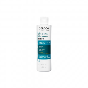 Dercos Champú Ultra Calmante Cabellos Reactivos y Secos, 200 ml.- Vichy