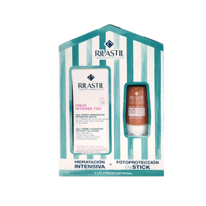 Pack Aqua Intense 72h 40 ml + Sun System Stick Transparente SPF50+ 8,5g. - Rilastil