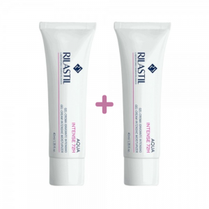 Duplo Aqua Gel Crema Intense 72 h, 40 ml. + 40 ml. - Rilastil