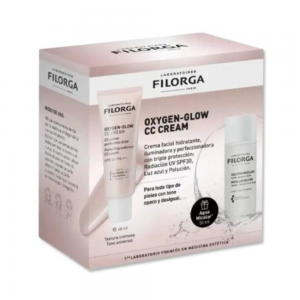 Pack Oxygen-Glow CC Cream Perfeccionadora Iluminadora SPF30, 40 ml.  + Agua Micelar, 50 ml. - Filorga