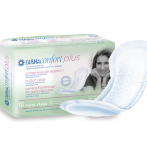 Farmaconfort Plus Compresas Algodón, 10 ud. - Cotton High Tech S.L.