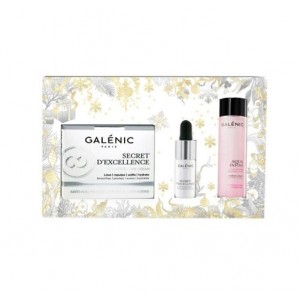 Cofre Secret D`Excellence La Crema 50 ml. + Aqua Infini Loción, 40 ml. + Secret D'Excellence El Sérum Concentrado, 10 ml. Regalo! - Galenic